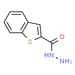 ChemSpider 2D Image | 1-Benzothiophene-2-carbohydrazide | C9H8N2OS