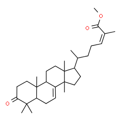 ChemSpider 2D Image | Methyl (24Z)-3-oxolanosta-7,24-dien-26-oate | C31H48O3