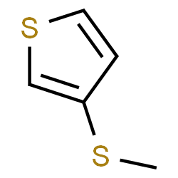 ChemSpider 2D Image | 3-(Methylthio)thiophene | C5H6S2