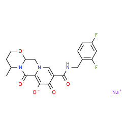 ChemSpider 2D Image | Dolutegravir sodium | C20H18F2N3NaO5