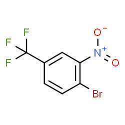 ChemSpider 2D Image | 1-Bromo-2-nitro-4-(trifluoromethyl)benzene | C7H3BrF3NO2