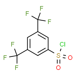 ChemSpider 2D Image | 3,5-Bis(trifluoromethyl)benzenesulfonyl chloride | C8H3ClF6O2S