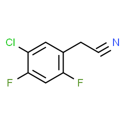 ChemSpider 2D Image | 5-Chloro-2,4-difluorophenylacetonitrile | C8H4ClF2N
