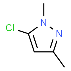 ChemSpider 2D Image | 5-CHLORO-1,3-DIMETHYLPYRAZOLE | C5H7ClN2