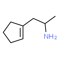 ChemSpider 2D Image | 1-(1-Cyclopenten-1-yl)-2-propanamine | C8H15N