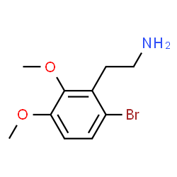 ChemSpider 2D Image | 2-(6-Bromo-2,3-dimethoxyphenyl)ethanamine | C10H14BrNO2