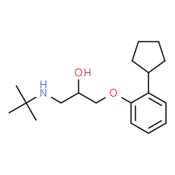 ChemSpider 2D Image | l-Penbutolol | C18H29NO2