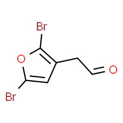ChemSpider 2D Image | (2,5-Dibromo-3-furyl)acetaldehyde | C6H4Br2O2