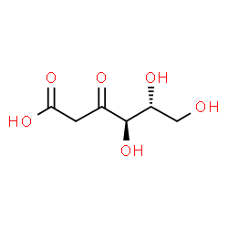 ChemSpider 2D Image | 3-dehydro-2-deoxy-D-gluconic acid | C6H10O6