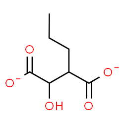 ChemSpider 2D Image | 2-Hydroxy-3-propylsuccinate | C7H10O5