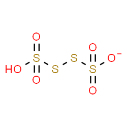 ChemSpider 2D Image | 3-Hydroxy-1-trisulfanesulfonate 3,3-dioxide | HO6S4