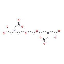 ChemSpider 2D Image | 3,12-Bis(carboxylatomethyl)-6,9-dioxa-3,12-diazatetradecane-1,14-dioate | C14H20N2O10