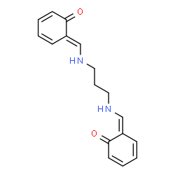 ChemSpider 2D Image | (6Z)-6-{[(3-{[(E)-(6-Oxo-2,4-cyclohexadien-1-ylidene)methyl]amino}propyl)amino]methylene}-2,4-cyclohexadien-1-one | C17H18N2O2