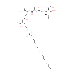 ChemSpider 2D Image | romurtide | C43H78N6O13