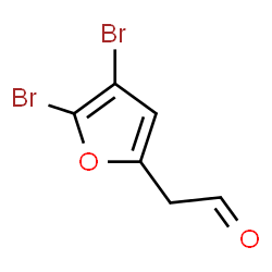 ChemSpider 2D Image | (4,5-Dibromo-2-furyl)acetaldehyde | C6H4Br2O2