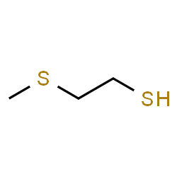 ChemSpider 2D Image | 2-(Methylsulfanyl)ethanethiol | C3H8S2