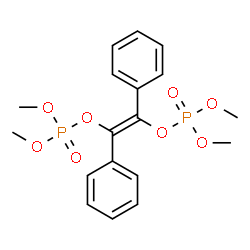 ChemSpider 2D Image | (E)-1,2-Diphenyl-1,2-ethenediyl tetramethyl bis(phosphate) | C18H22O8P2