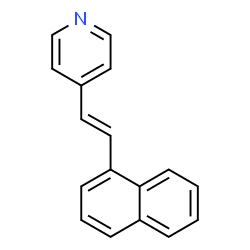ChemSpider 2D Image | Naphthylvinylpyridine | C17H13N