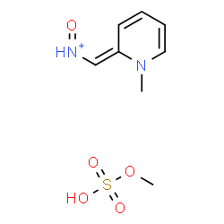 ChemSpider 2D Image | methyl hydrogen sulfate; [(E)-(1-methyl-2-pyridylidene)methyl]-oxo-ammonium | C8H13N2O5S