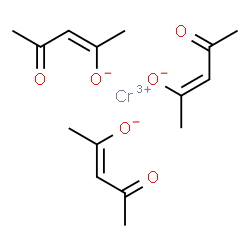ChemSpider 2D Image | Chromium(III) acetylacetonate | C15H21CrO6