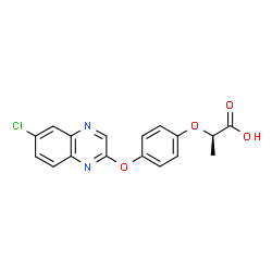 ChemSpider 2D Image | Quizalofop-P | C17H13ClN2O4