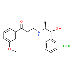 ChemSpider 2D Image | Oxyfedrine HCl | C19H24ClNO3