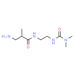 ChemSpider 2D Image | 3-Amino-N-{2-[(dimethylcarbamoyl)amino]ethyl}-2-methylpropanamide | C9H20N4O2
