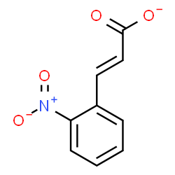 ChemSpider 2D Image | (2E)-3-(2-Nitrophenyl)acrylate | C9H6NO4