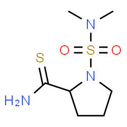 ChemSpider 2D Image | 1-(Dimethylsulfamoyl)-2-pyrrolidinecarbothioamide | C7H15N3O2S2