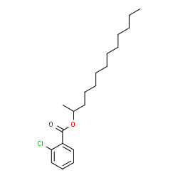 ChemSpider 2D Image | 2-Tridecanyl 2-chlorobenzoate | C20H31ClO2