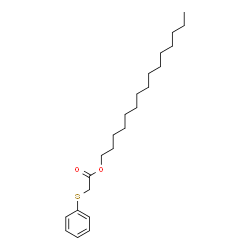 ChemSpider 2D Image | Pentadecyl (phenylsulfanyl)acetate | C23H38O2S