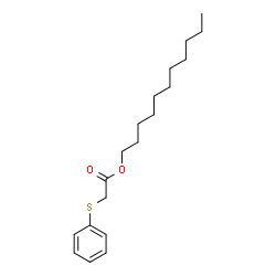 ChemSpider 2D Image | Undecyl (phenylsulfanyl)acetate | C19H30O2S