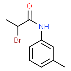 ChemSpider 2D Image | 2-Bromo-N-(3-methylphenyl)propanamide | C10H12BrNO