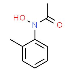 ChemSpider 2D Image | N-Hydroxy-N-(2-methylphenyl)acetamide | C9H11NO2