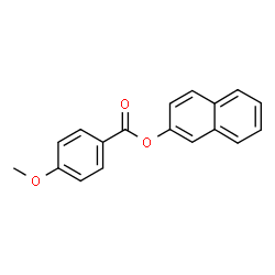 ChemSpider 2D Image | 2-Naphthyl 4-methoxybenzoate | C18H14O3