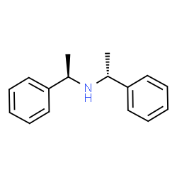 ChemSpider 2D Image | (+)-Bis[(R)-1-phenylethyl]amine | C16H19N