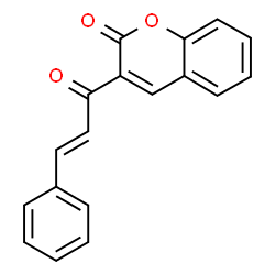 ChemSpider 2D Image | 3-[(2E)-3-Phenyl-2-propenoyl]-2H-chromen-2-one | C18H12O3