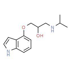 ChemSpider 2D Image | Pindolol | C14H20N2O2