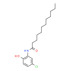 ChemSpider 2D Image | N-(5-Chloro-2-hydroxyphenyl)dodecanamide | C18H28ClNO2