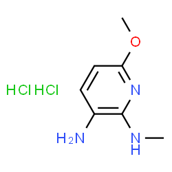 ChemSpider 2D Image | 6-METHOXY-2-METHYLAMINO-3-AMINOPYRIDINE DIHYDROCHLORIDE | C7H13Cl2N3O