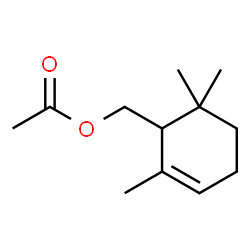 ChemSpider 2D Image | CYCLOGERANYL ACETATE | C12H20O2