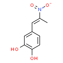 ChemSpider 2D Image | 4-[(1E)-2-Nitro-1-propen-1-yl]-1,2-benzenediol | C9H9NO4