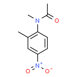 ChemSpider 2D Image | N-Methyl-N-(2-methyl-4-nitrophenyl)acetamide | C10H12N2O3
