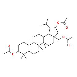 ChemSpider 2D Image | Lupane-3,21,28-triyl triacetate | C36H58O6
