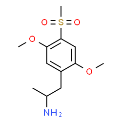 ChemSpider 2D Image | 2,5-Dimethoxy-4-(methylsulfonyl)amphetamine | C12H19NO4S