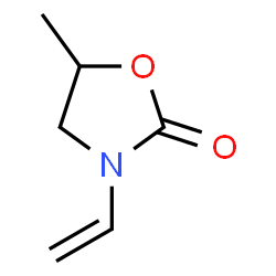 ChemSpider 2D Image | 2-Oxazolidinone, 5-methyl-3-vinyl- | C6H9NO2