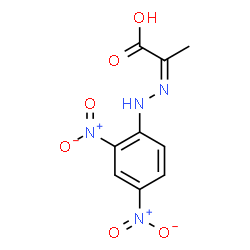 ChemSpider 2D Image | (2Z)-2-[(2,4-Dinitrophenyl)hydrazono]propanoic acid | C9H8N4O6