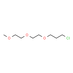 ChemSpider 2D Image | 1-Chloro-3-[2-(2-methoxyethoxy)ethoxy]propane | C8H17ClO3