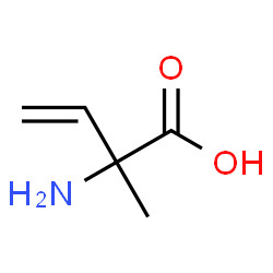 ChemSpider 2D Image | 2-Amino-2-methyl-3-butenoic acid  | C5H9NO2
