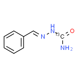 ChemSpider 2D Image | (2E)-2-Benzylidenehydrazine(~13~C)carboxamide | C713CH9N3O